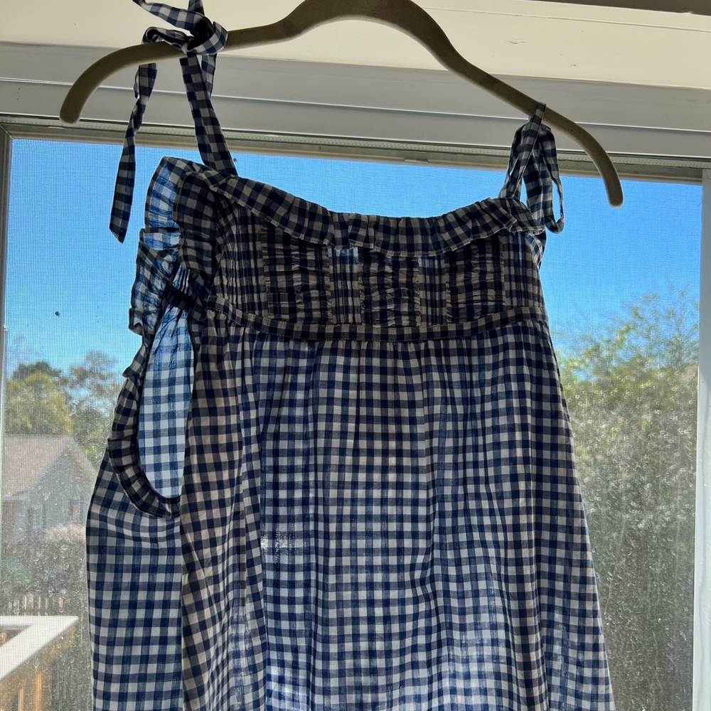 BNWT super cute Doen gingham top